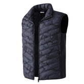 Unisex USB Heated Winter Vest Jacket for Back & Cervical Spine Warmth